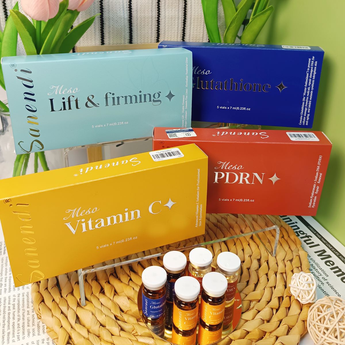 Set Ampul Perawatan Kulit Sane - Korean Skincare Routine ulasan dan harga