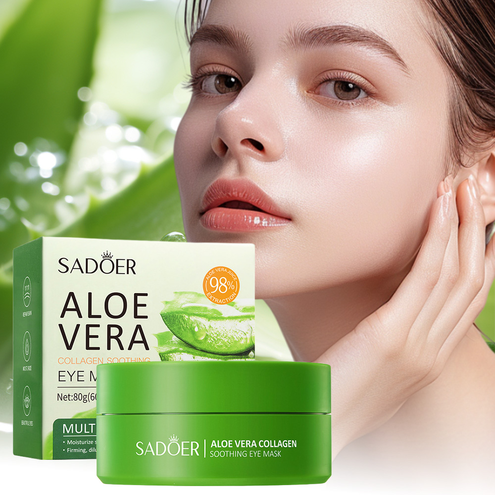 SADOER Aloe Vera Collagen Soot - Sheet Mask Collagen ulasan dan harga