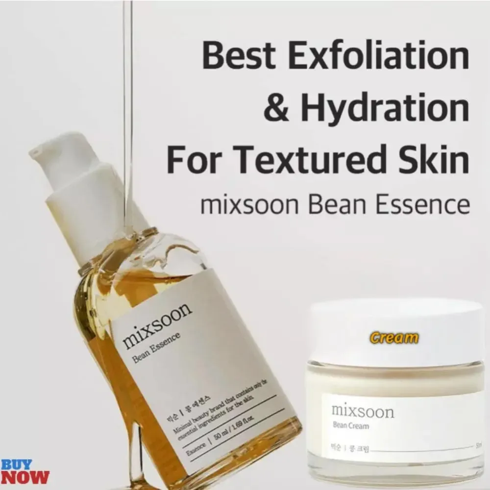 Set Krim Esens Kacang Mixsoon  - Korean Skincare Routine ulasan dan harga