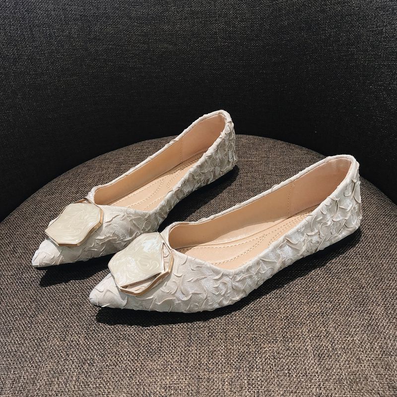 Sepatu Wanita Flat Pointed Toe - Korean Lifestyle Trends ulasan dan harga
