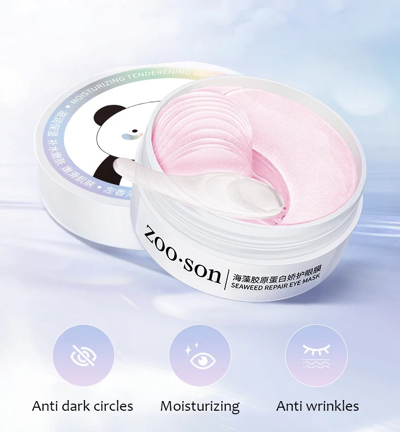 60 Buah Masker Mata Kolagen Kr - Sheet Mask Collagen ulasan dan harga