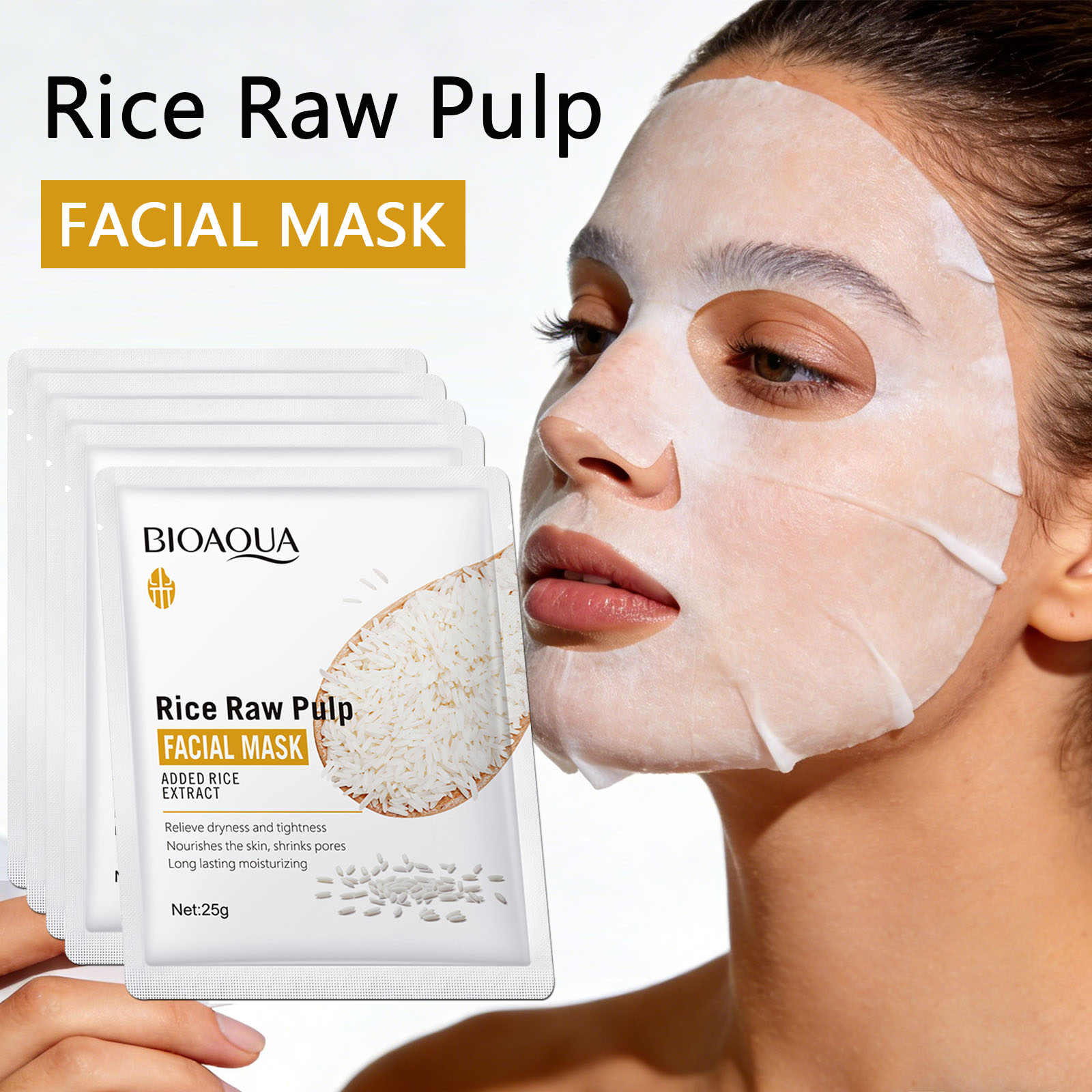 1/5/10/20 Buah Masker Wajah Bu - Korean Skincare Routine ulasan dan harga